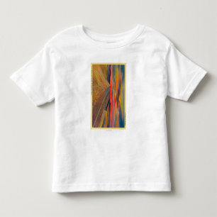 US-Landstraße 80, die das amerikanische Kleinkind T-shirt