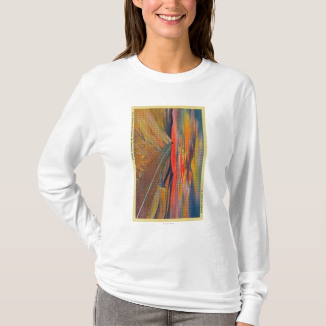 US-Landstraße 80, die das amerikanische T-Shirt (Vorderseite)