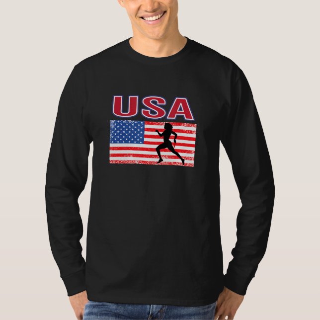 US-Lieben verfolgen Sommerspiele in Amerika T-Shirt (Vorderseite)