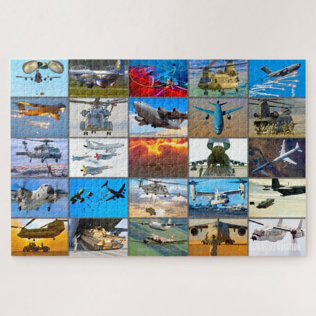 US-LUFTFAHRT "MONTAGE" (Horizontal)