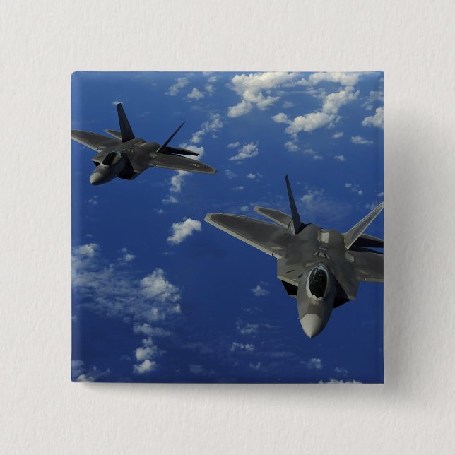 US-Luftwaffe F-22-Vergewaltiger in der Nähe von Gu Button (Vorderseite)