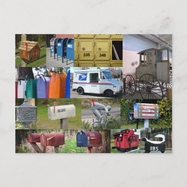 US Mail Postkarte (Vorderseite)