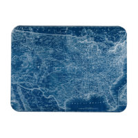US Map Blueprint