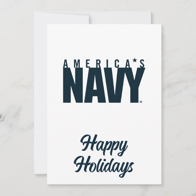 US-Marine | Amerikas Marine Feiertagskarte (Vorderseite)