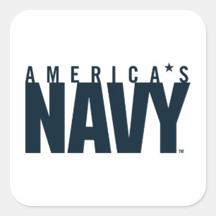 US-Marine   Amerikas Marine Quadratischer Aufkleber