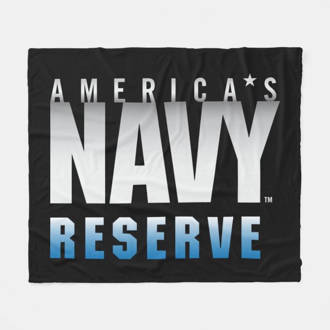 US-Marine | Amerikas Navy-Reserve Fleecedecke (Vorderseite (Horizontal))