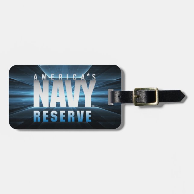 US-Marine | Amerikas Navy Reserve Gepäckanhänger (Vorderseite horizontal)