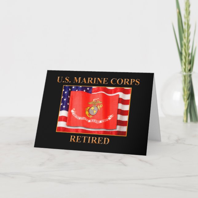 US Marine Corps Grußkarte Karte (Vorderseite)