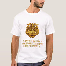 US-Marine-Goldhirn-Emblem-T-Shirt