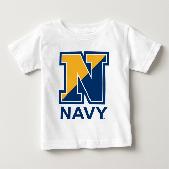 US-Marine | Marine Initial N Baby T-shirt (Vorderseite)