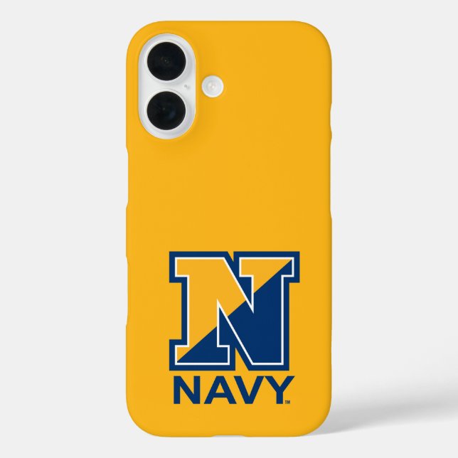 US-Marine | Marine Initial N iPhone 16 Hülle (Rückseite)
