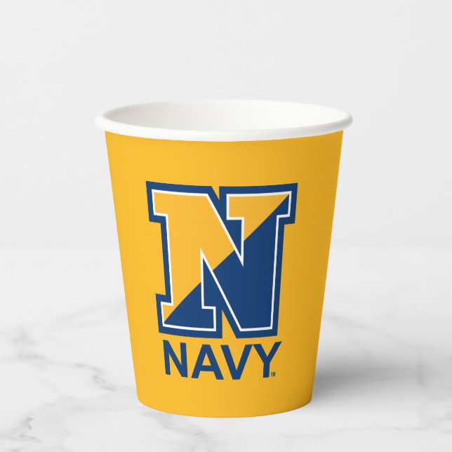 US-Marine | Marine Initial N Pappbecher (Vorderseite)