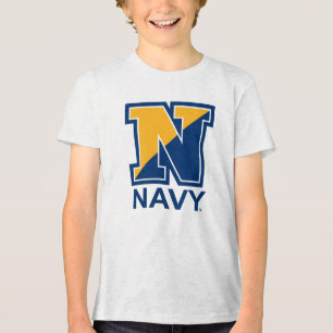 US-Marine   Marine Initial N Tri-Blend Shirt