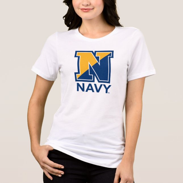 US-Marine | Marine Initial N Tri-Blend Shirt (Vorderseite)