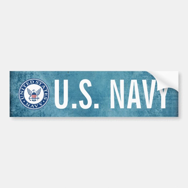 US-Marine | Navy Alt Emblem Autoaufkleber (Vorne)