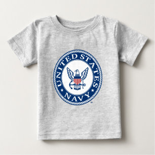 US-Marine   Navy Alt Emblem Baby T-shirt