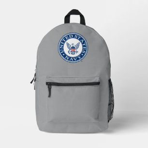 US-Marine   Navy Alt Emblem Bedruckter Rucksack