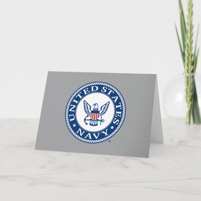 US-Marine | Navy Alt Emblem Karte (Vorderseite)