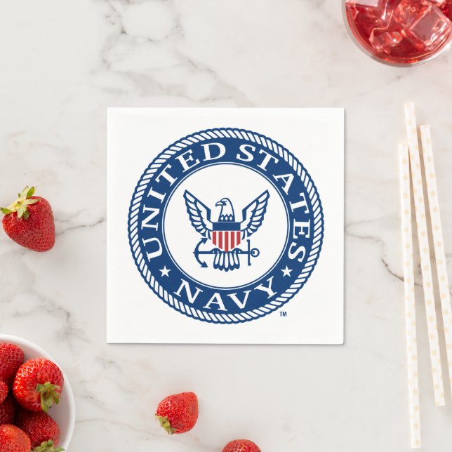 US-Marine | Navy Alt Emblem Serviette (Beispiel)