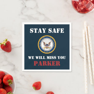 US-Marine Navy Emblem Abschiedliches Party Serviette