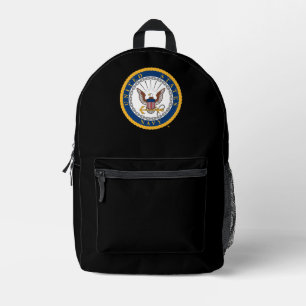 US-Marine   Navy Emblem Bedruckter Rucksack