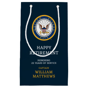 US-Marine Navy Emblem glückliche Pensionierung Kleine Geschenktüte