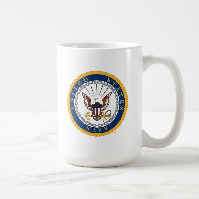 US-Marine | Navy Emblem Kaffeetasse (Rechts)
