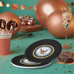 US-Marine   Navy Emblem Pappteller