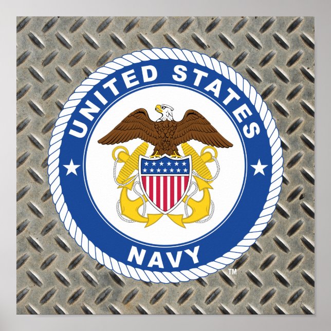US-Marine | Referent Wappen Poster (Vorne)