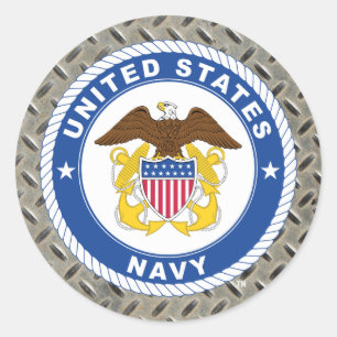 US-Marine Referent Wappen Runder Aufkleber