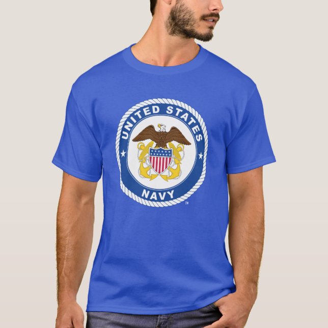 US-Marine | Referent Wappen T-Shirt (Vorderseite)
