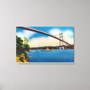 US-Marine-Schiff Leinwanddruck