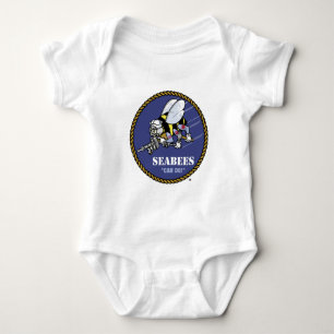 US-Marine Seabees Baby Strampler