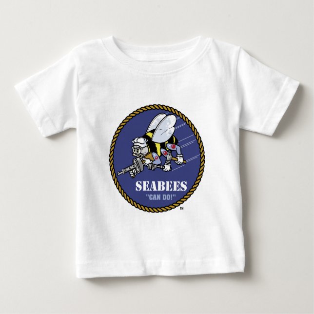US-Marine | Seabees Baby T-shirt (Vorderseite)