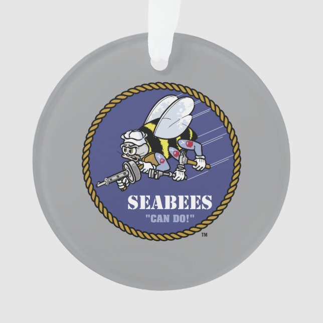 US-Marine | Seabees Ornament (Vorderseite)