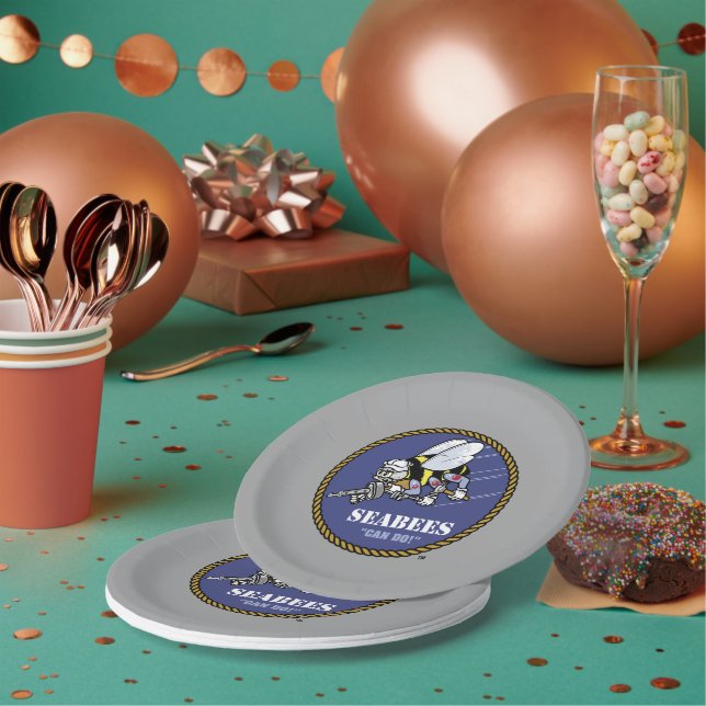 US-Marine | Seabees Pappteller (Multi)