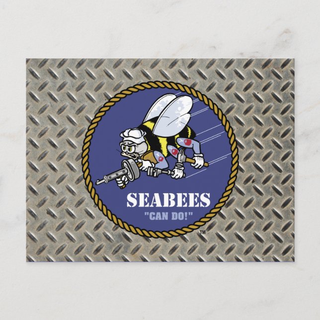 US-Marine | Seabees Postkarte (Vorderseite)