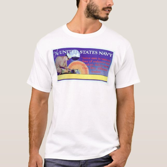 US-Marine-Züge (US02159) T-Shirt (Vorderseite)