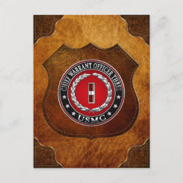 US-Marineinfanterie: Dritter Hauptbefehl (USMC CWO Postkarte