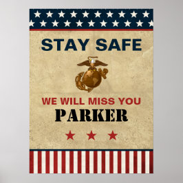 US Marines Corps Farewell Party - Rekrutierung Poster