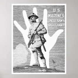US-Marines — Onkel Sams rechte Hand Poster