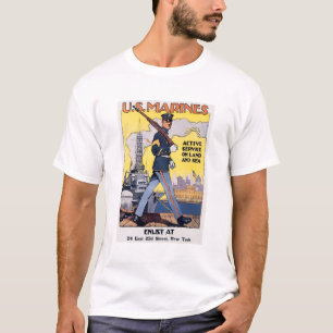 US-Marines Poster des Ersten Weltkriegs T-Shirt
