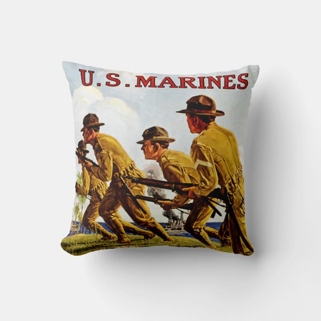 US-Marines ~ Seesoldaten Kissen (Vorderseite)