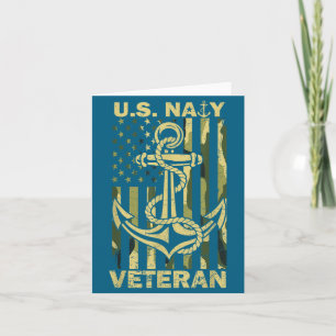 US-Marineveteranen-Flagge Tarnung amerikanischer P Karte