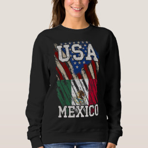 US mexikanische Flagge Mexikanisches Erbe Patrioti Sweatshirt
