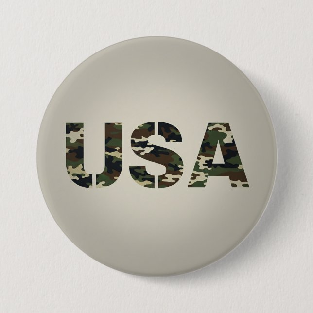 US-Militär-Tarnung  Button (Vorderseite)