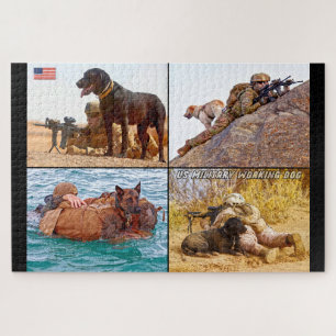 US-MILITÄRISCHER ARBEITHUND (20 x 30 Zoll)