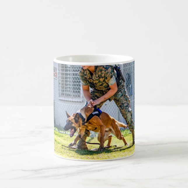 US-MILITÄRISCHER ARBEITSHUND KAFFEETASSE (Mittel)