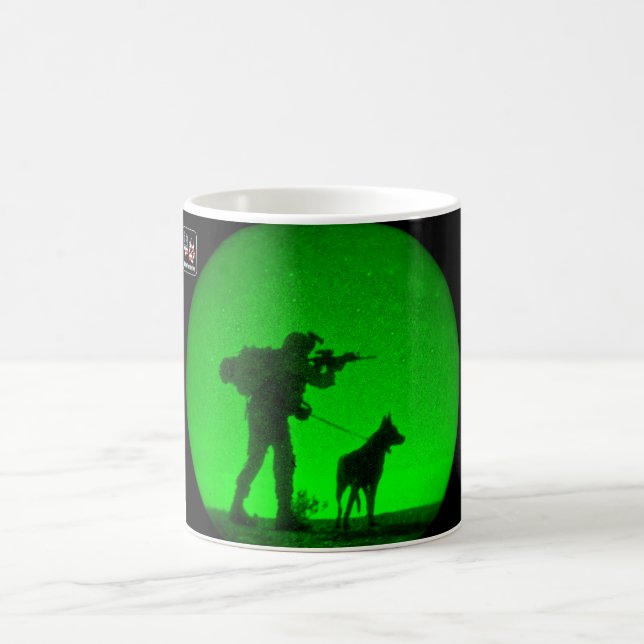 US-MILITÄRISCHER ARBEITSHUND KAFFEETASSE (Mittel)
