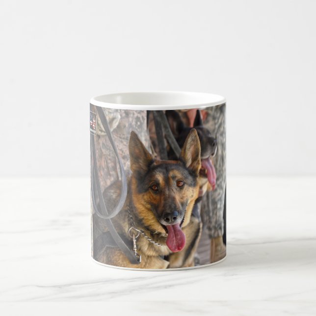 US-MILITÄRISCHER ARBEITSHUND KAFFEETASSE (Mittel)
